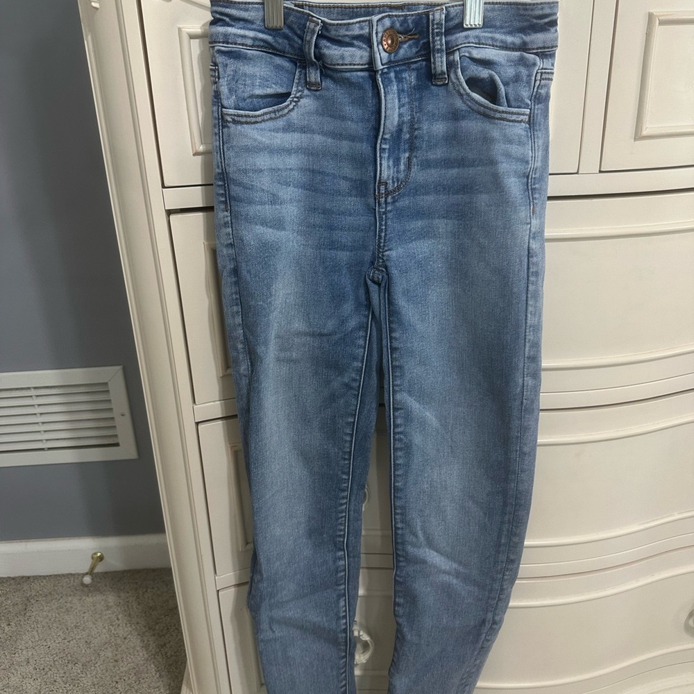 American Eagle Outfitters Blue Skinny Jeans Modern Fit